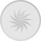 Ekena Millwork Standard Grayson Spiral Rosette With Rounded Edge, 5"W x 5"H x 1"P ROSP050X050X100GRY14 - alternate 4